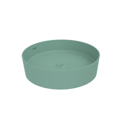 Creavit Loop Yuvarlak Masa Üstü Çanak Lavabo Ø45 cm Nil Yeşili - LP145-00NY00E-0000 - Çanak Lavabo