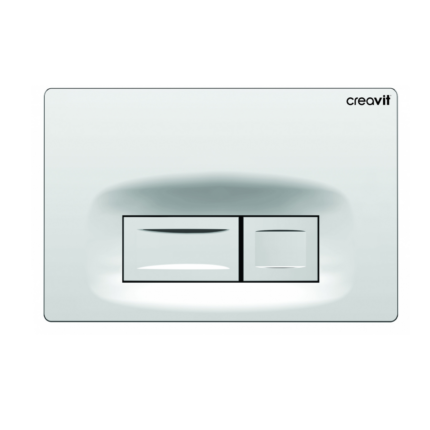 Creavit Ore Parlak Krom Kaplama Kumanda Paneli - GP3004.00 - Kumanda Panelleri (Gömme Rezervuar Butonları)