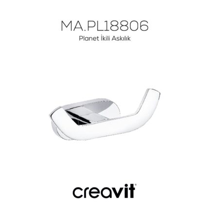 Creavit Planet İkili Askılık - MA.PL18806 - Askılık, Bornoz Askılığı
