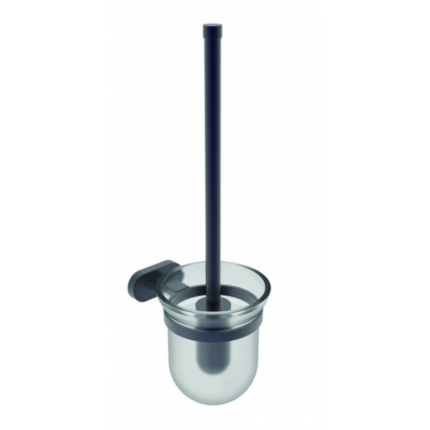 Creavit Planet Tuvalet Fırçalığı Mat Siyah - MA.PL18810-S - Klozet Temizleme Fırçası