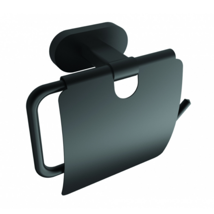 Creavit Planet Tuvalet Kağıtlığı Kapaklı Mat Siyah - MA.PL18809-S - Tuvalet Kağıtlık