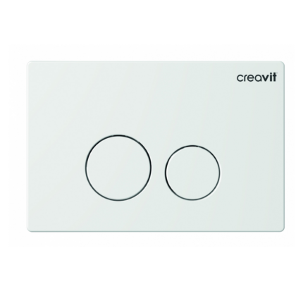 Creavit Terra Beyaz Kumanda Paneli - GP9001.00 - Kumanda Panelleri (Gömme Rezervuar Butonları)