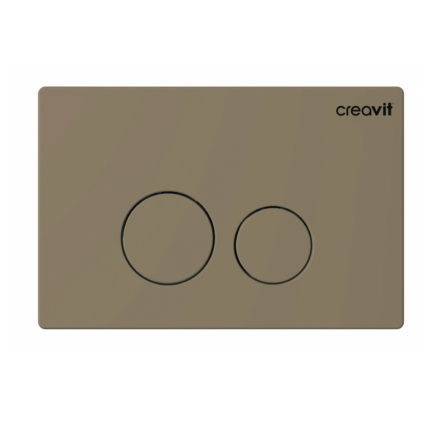 Creavit Terra Mat Cappucino Boyalı Kumanda Paneli - GP9002.06 - Kumanda Panelleri (Gömme Rezervuar Butonları)
