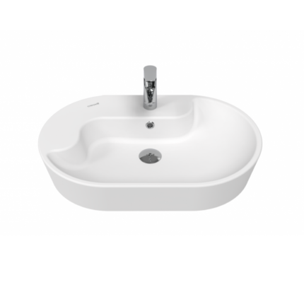 Creavit Topic Tezgah Üzeri Çanak Lavabo 70 cm Beyaz - TP172-00CB00E-0000 - Çanak Lavabo