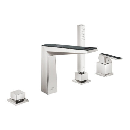 Grohe Allure Brilliant Private Collection Dört Delikli Küvet Bataryası, Paslanmaz Çelik - 29527DC0 - Ankastre Küvet Bataryası