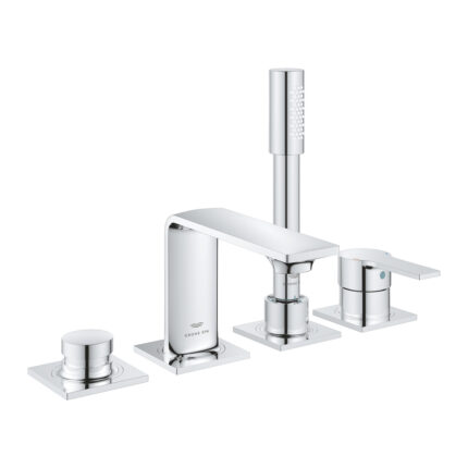 Grohe Allure Dört Delikli Küvet Bataryası, Krom - 19316001 - Ankastre Küvet Bataryası