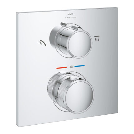 Grohe Allure Thermostat For Concealed İnstallation With 2-Way Diverter, Krom - 29181002 - Banyo ve Mutfak Tamamlayıcı Gereçleri
