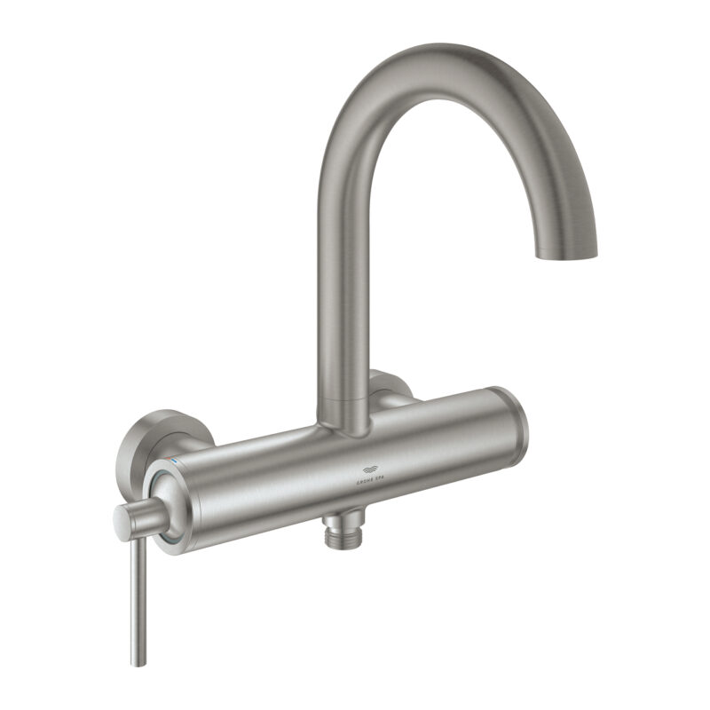 Grohe Atrio Tek Kumandalı Banyo Bataryası, Paslanmaz Çelik - 24367DC0 - Banyo Bataryaları
