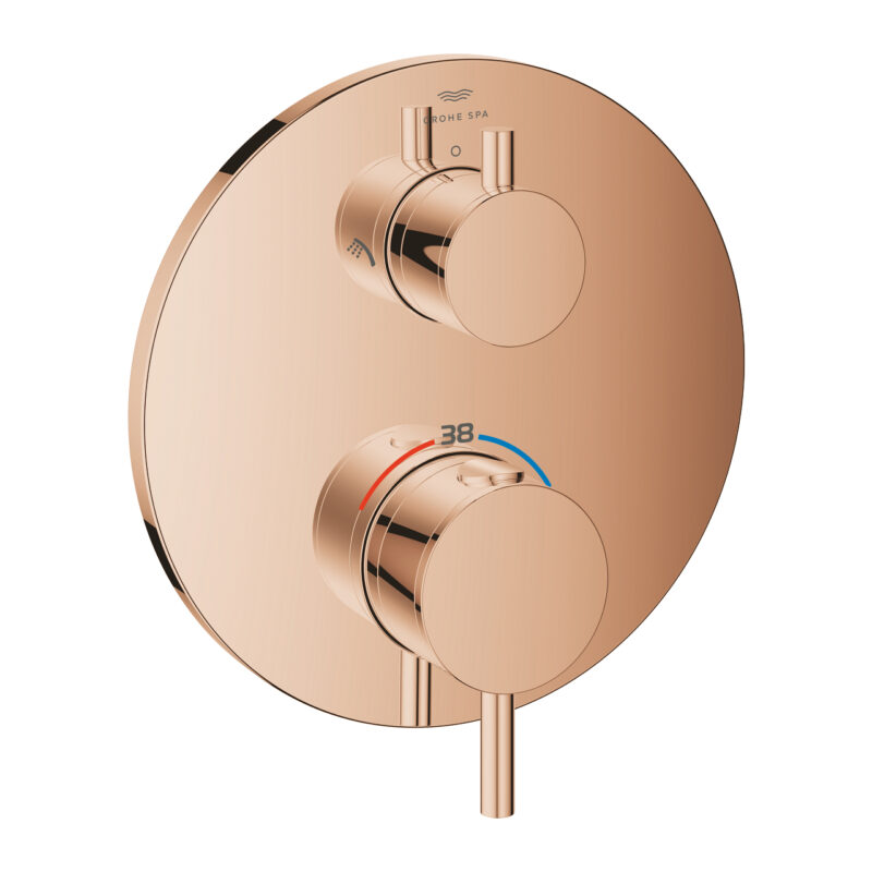 Grohe Atrio Termostatik Banyo/Duş Bataryası, Warm Sunset - 24358DA0 - Duş Bataryası