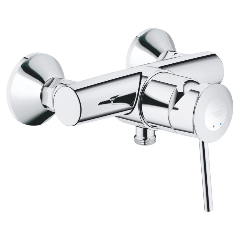 Grohe Bauclassic Tek Kumandalı Duş Bataryası, Krom - 32867000 - Duş Bataryası