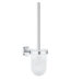 Grohe BauCosmopolitan Tuvalet Fırçası Seti, Krom - 40463001 - Klozet Temizleme Fırçası