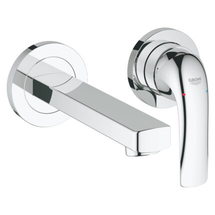 Grohe BauCurve İki Delikli Lavabo Bataryası, Krom - 20288000 - Lavabo Bataryası