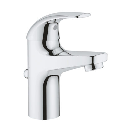 Grohe BauCurve Tek Kumandalı Lavabo Bataryası, Krom - 32805000 - Lavabo Bataryası