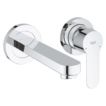 Grohe BauEdge İki Delikli Lavabo Bataryası, Krom - 20474000 - Lavabo Bataryası