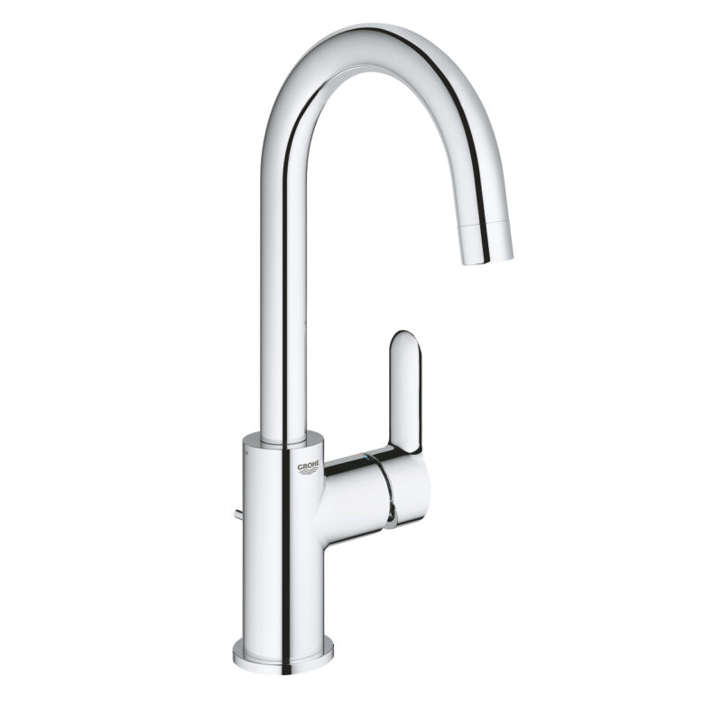 Grohe BauEdge Tek Kumandalı Lavabo Bataryası 1/2″ L-Boyut, Krom - 23760000 - Yüksek Lavabo Bataryası