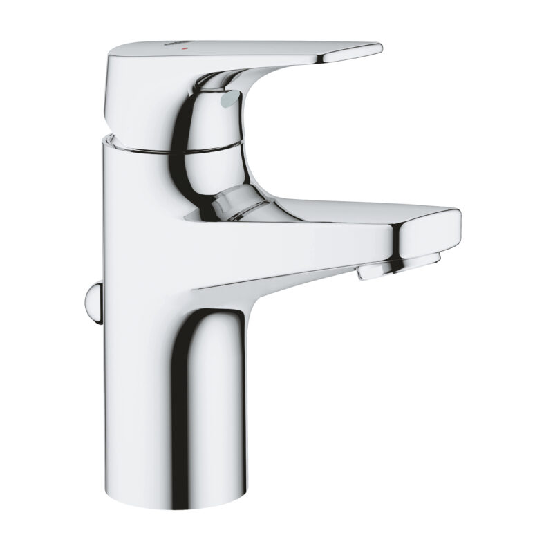 Grohe BauFlow Tek Kumandalı Lavabo Bataryası S-Boyut, Krom - 23751000 - Lavabo Bataryası