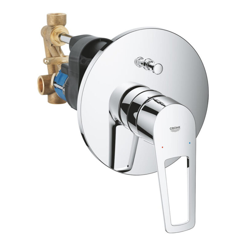Grohe Bauloop Tek Kumandalı Banyo Bataryası, Krom - 29081001 - Banyo Bataryası