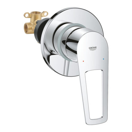Grohe Bauloop Tek Kumandalı Duş Bataryası, Krom - 29042001 - Duş Bataryası