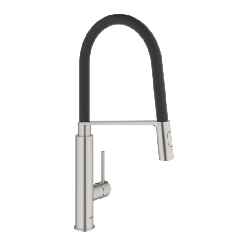 Grohe Concetto Professional Tek Kumandalı Eviye Bataryası, Paslanmaz Çelik - 31491DC0 - Mutfak Eviye Bataryası