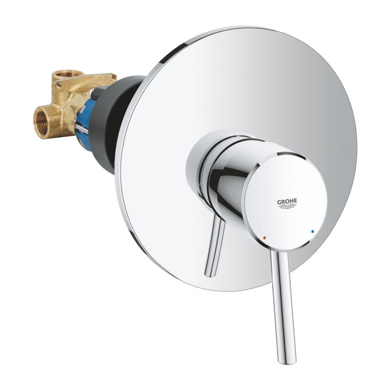 Grohe Concetto Tek Kumandalı Duş Bataryası, Krom - 32213001 - Duş Bataryası