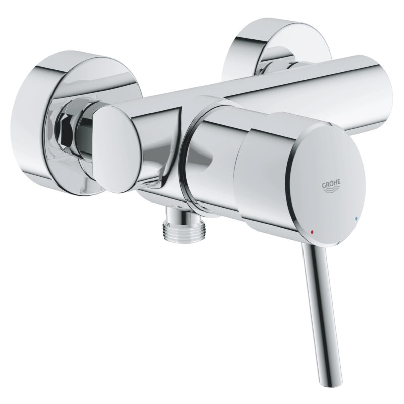 Grohe Concetto Tek Kumandalı Duş Bataryası, Krom - 32210001 - Duş Bataryası