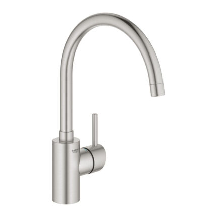 Grohe Concetto Tek Kumandalı Eviye Bataryası, Paslanmaz Çelik - 32661DC3 - Mutfak Eviye Bataryası