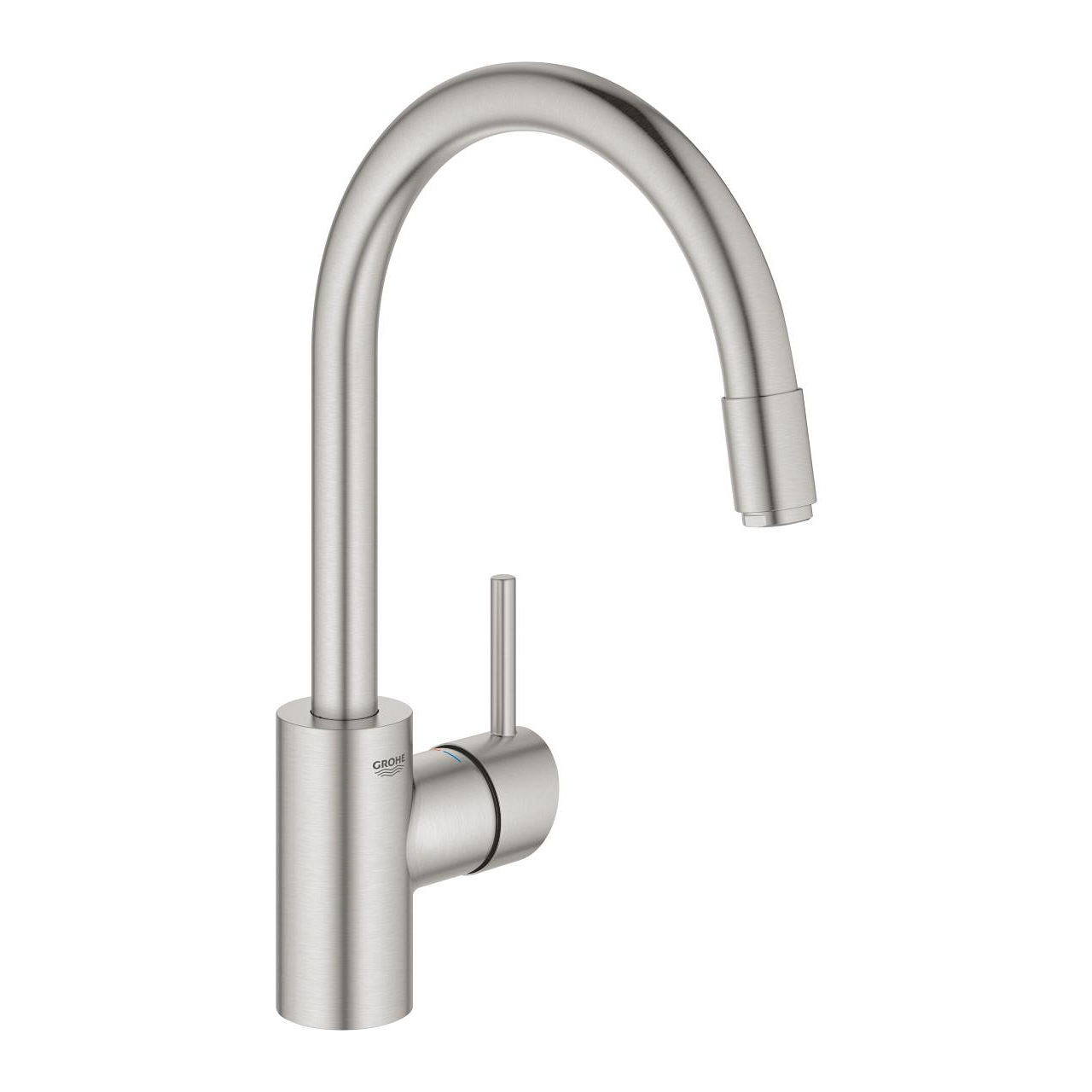 grohe concetto tek kumandali eviye bataryasi paslanmaz celik 32663DC3 Grohe Concetto Tek Kumandalı Eviye Bataryası, Paslanmaz Çelik - 32663DC3 - Mutfak Eviye Bataryası