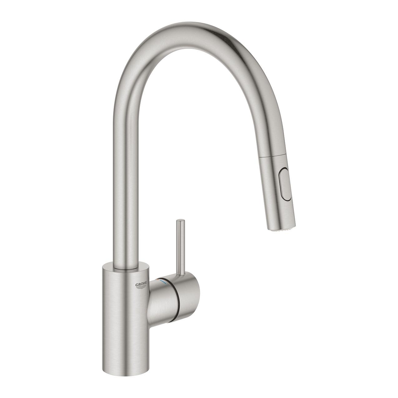 grohe concetto tek kumandali eviye bataryasi paslanmaz celik 31483DC2 Grohe Concetto Tek Kumandalı Eviye Bataryası, Paslanmaz Çelik - 31483DC2 - Mutfak Eviye Bataryası