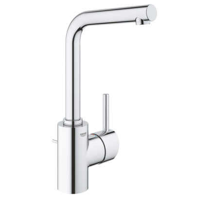 Grohe Concetto Tek Kumandalı Lavabo Bataryası 1/2″ L-Boyut, Krom - 23739002 - Yüksek Lavabo Bataryası
