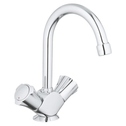 Grohe Costa L Tek Delikli Lavabo Bataryası, Krom - 21375001 - Lavabo Bataryası