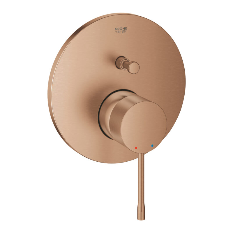 Grohe Essence Ankastre Banyo/Duş Bataryası, Brushed Warm Sunset - 24167DL1 - Ankastre Banyo Bataryası, Ankastre Duş Bataryası