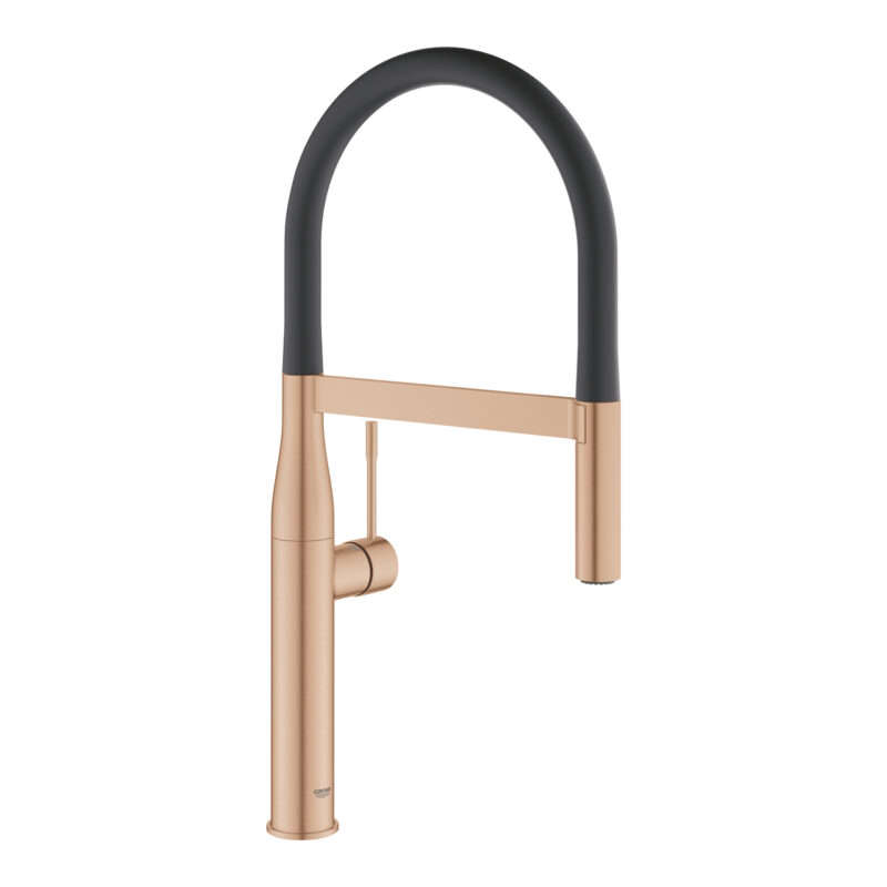 Grohe Essence Tek Kumandalı Eviye Bataryası, Brushed Warm Sunset - 30294DL0 - Mutfak Eviye Bataryası