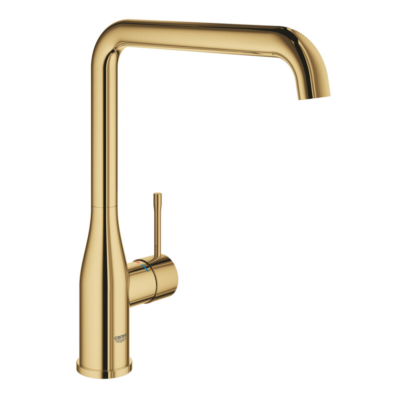 Grohe Essence Tek Kumandalı Eviye Bataryası, Cool Sunrise - 30505GL0 - Mutfak Eviye Bataryası