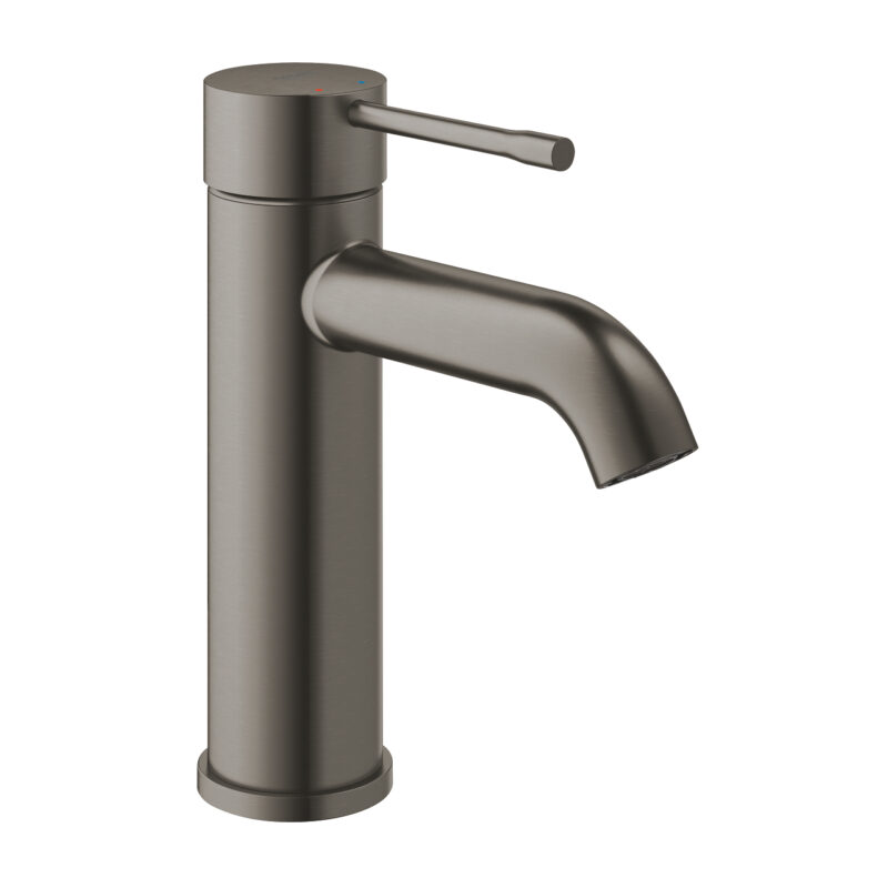 Grohe Essence Tek Kumandalı Lavabo Bataryası S-Boyut, Brushed Hard Graphite - 24172AL1 - Lavabo Bataryası