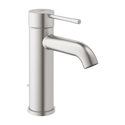 Grohe Essence Tek Kumandalı Lavabo Bataryası S-Boyut, Paslanmaz Çelik - 24171DC1 - Lavabo Bataryası