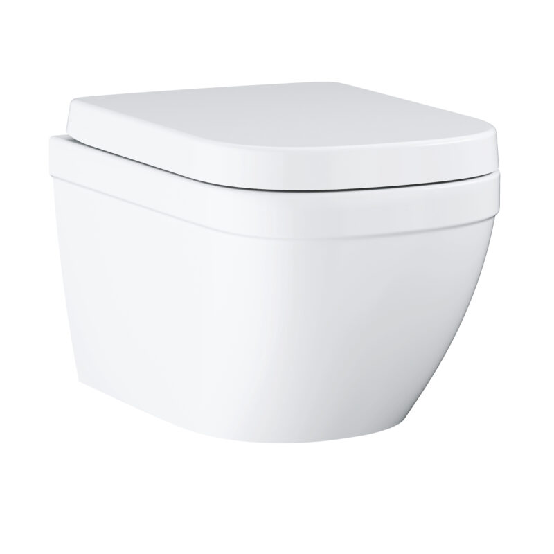Grohe Euro Ceramic Wall Hung Wc Set, Alp Beyazı - 39554000 - Banyo ve Mutfak Tamamlayıcı Gereçleri
