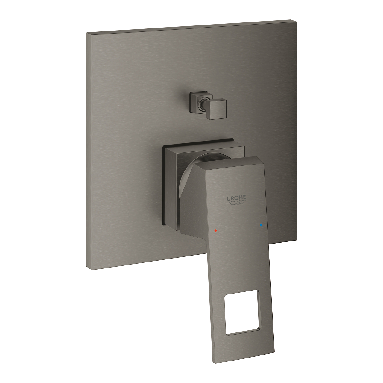 grohe eurocube ankastre banyodus bataryasi brushed hard graphite 24062AL0 Grohe Eurocube Ankastre Banyo/Duş Bataryası, Brushed Hard Graphite - 24062AL0 - Ankastre Banyo Bataryası, Ankastre Duş Bataryası