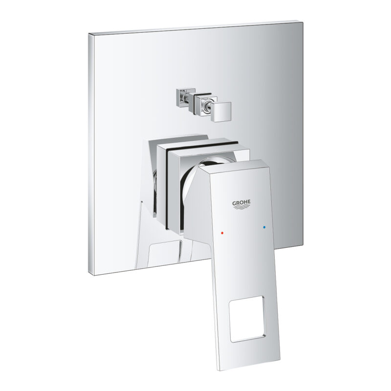 Grohe Eurocube Ankastre Banyo/Duş Bataryası, Krom - 24062000 - Ankastre Banyo Bataryası, Ankastre Duş Bataryası
