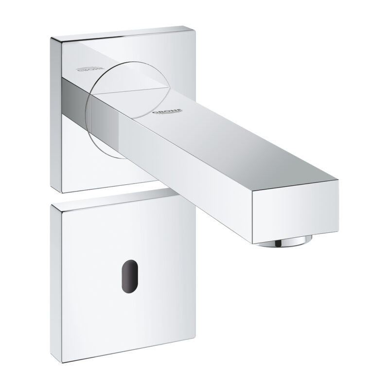 Grohe Eurocube E Ankastre Fotoselli Lavabo Bataryası, Tek Su Girişli, Krom - 36442000 - Fotoselli Lavabo Bataryası