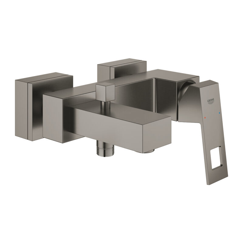 Grohe Eurocube Tek Kumandalı Banyo Bataryası, Brushed Hard Graphite - 23140AL0 - Banyo Bataryası