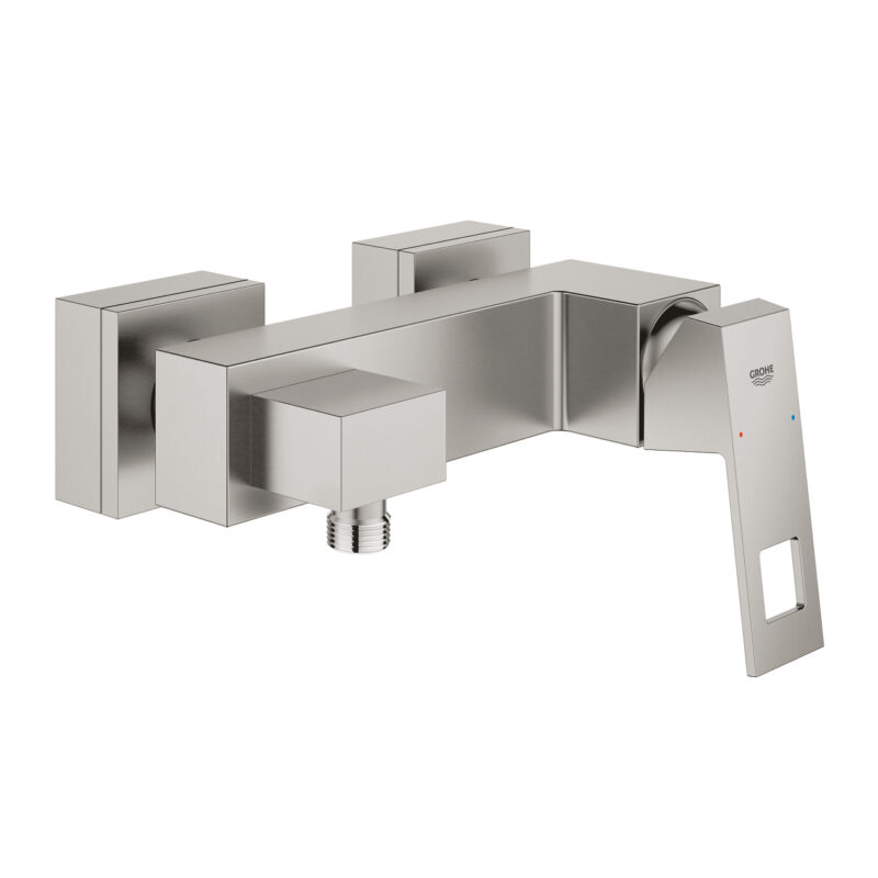 Grohe Eurocube Tek Kumandalı Duş Bataryası, Paslanmaz Çelik - 23145DC0 - Duş Bataryası