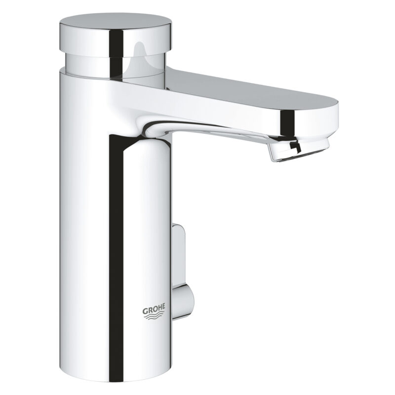Grohe Eurosmart Cosmopolitan T Çift Su Girişli, Sıcaklık Sınırlayıcılı, Zaman Ayarlı Lavabo Bataryası, Krom - 36317000 - Lavabo Bataryaları