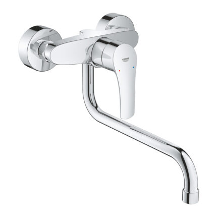Grohe Eurosmart Tek Kumandalı Eviye Bataryası, Krom - 32224003 - Mutfak Eviye Bataryası