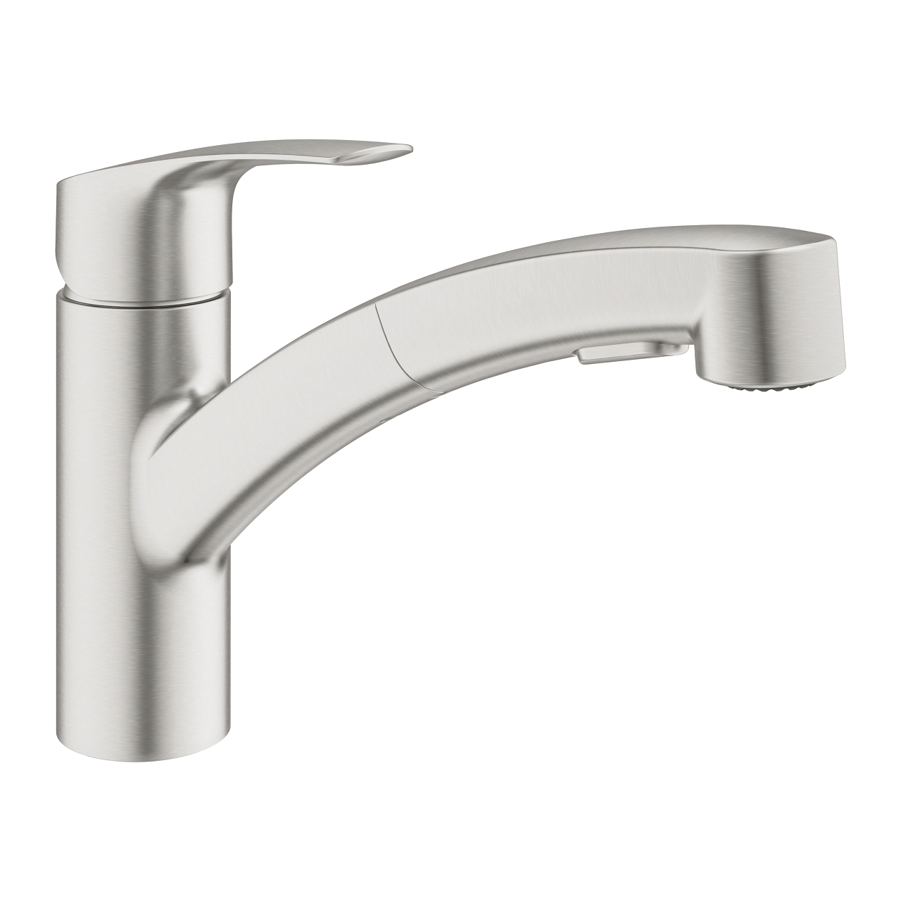 grohe eurosmart tek kumandali eviye bataryasi paslanmaz celik 30305DC1 Grohe Eurosmart Tek Kumandalı Eviye Bataryası, Paslanmaz Çelik - 30305DC1 - Mutfak Eviye Bataryası