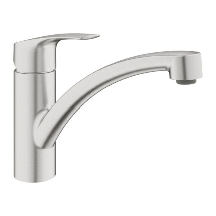 Grohe Eurosmart Tek Kumandalı Eviye Bataryası, Paslanmaz Çelik - 33281DC3 - Mutfak Eviye Bataryası