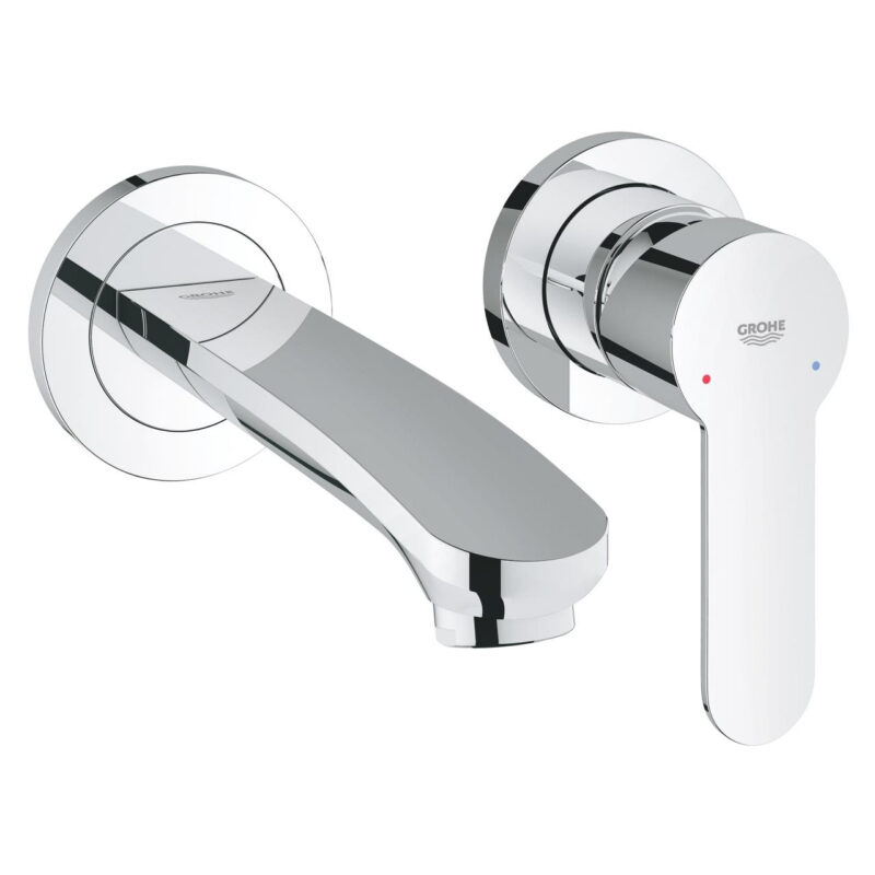 Grohe Eurostyle Cosmopolitan 2 Delikli Lavabo Bataryası S-Boyut, Krom - 19571002 - Ankastre Lavabo Bataryası