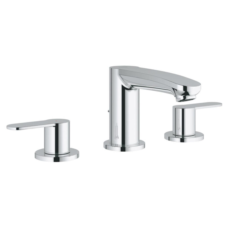Grohe Eurostyle Cosmopolitan 3 Delikli Lavabo Bataryası S-Boyut, Krom - 20208002 - Üç Delikli Lavabo Bataryası