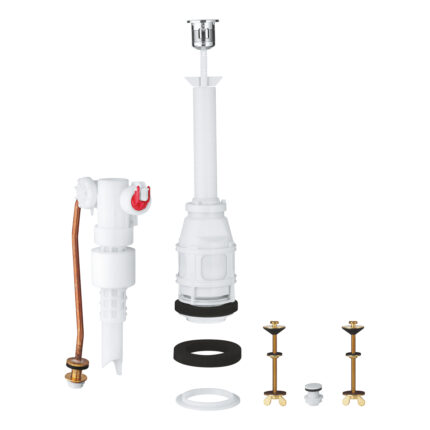 Grohe Gömme Rezervuar Doldurma Ve Boşaltma Grubu, Mat Krom/Krom - 37522PI0 - Gömme Rezervuarlar