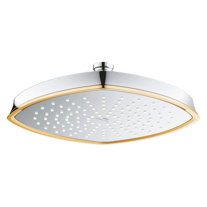 Grohe Grandera 210 Tepe Duşu 1 Akışlı, Krom/Altın - 26898IG0 - Tepe Duşları