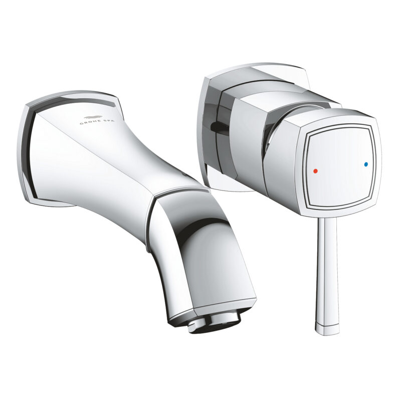 Grohe Grandera İki Delikli Lavabo Bataryası M-Boyut, Krom - 29416000 - Ankastre Lavabo Bataryası